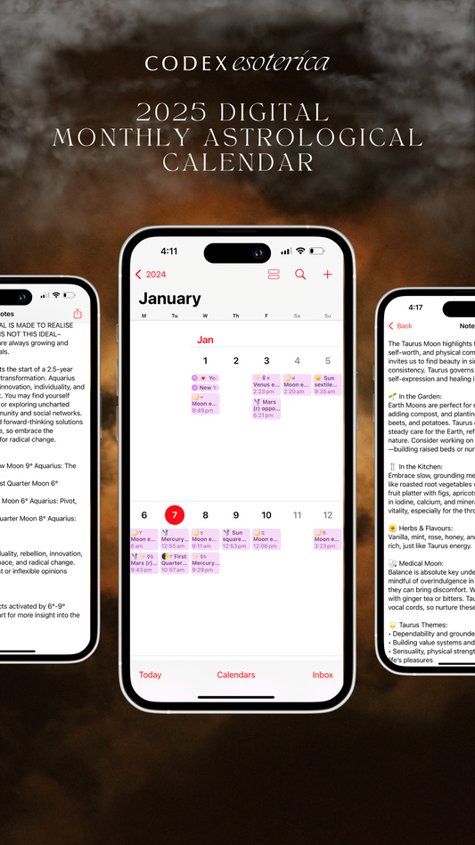 January 2025 Digital Astro Calendar